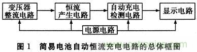 推薦：一款簡易電池自動恒流充電電路設計