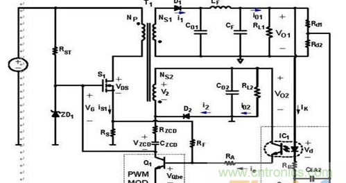 RCC電源變壓器的設(shè)計