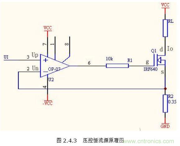 壓控恒流源電路設(shè)計