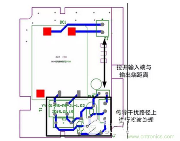 供電板整改示意圖