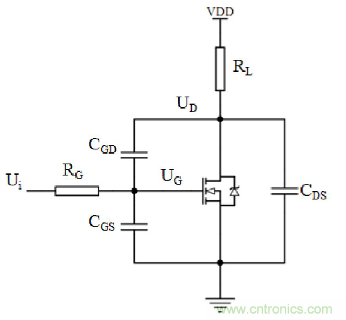 MOSFET的寄生電容是如何影響其開(kāi)關(guān)速度的？